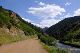 Waterton Canyon in Segment 1 of the Colorado Trail.