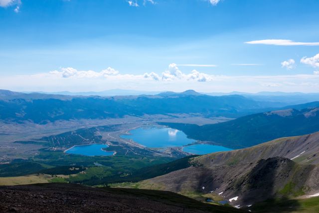 We took a side trail to climb Mount Elbert, and were treated to a wonderful view of Twin Lakes. Mount Elbert is the highest point in Colorado at 14,440 feet, and the second highest point in the continental US. We woke up at 5 AM to start the climb, and there were already dozens of people on their way up. It was our first 14er, and gave us some humbling perspective on altitude.