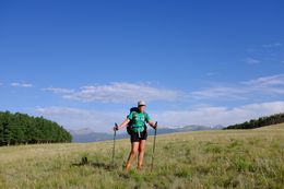 Knock at Kenosha Pass - our first venture above treeline on the Colorado Trail.