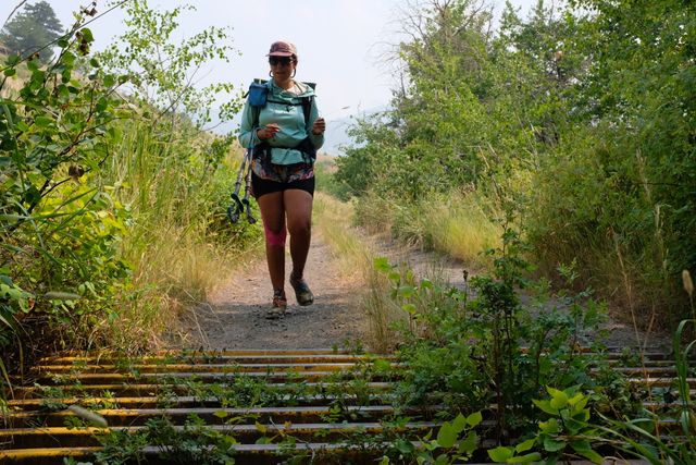 Photo may contain: Human, Person, Path, Trail