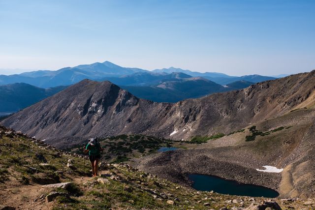 Really glad we got more experience at high elevations above tree line in Coloroado! Expecting to see a lot more of this kind of environment on the PCT this summer. (July 30, 2016)